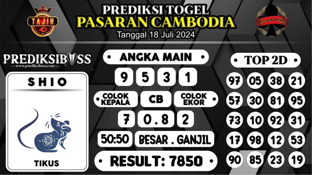 https://prediksibossnama.com/prediksi-boss-togel-cambodia-kamis-18-juli-2024/