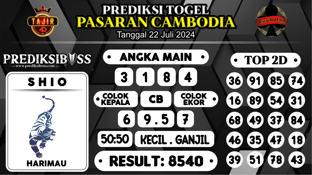 https://prediksibossnama.com/prediksi-boss-togel-cambodia-senin-22-juli-2024/