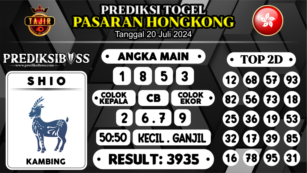 https://prediksibossnama.com/prediksi-boss-togel-hongkong-sabtu-20-juli-2024/