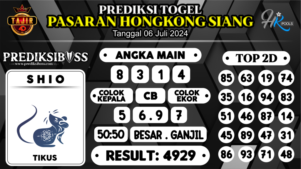 https://prediksibossnama.com/prediksi-boss-togel-hk-siang-sabtu-06-juli-2024/