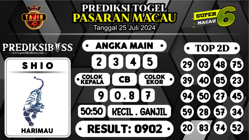 https://prediksibossnama.com/prediksi-boss-togel-macau-kamis-25-juli-2024/