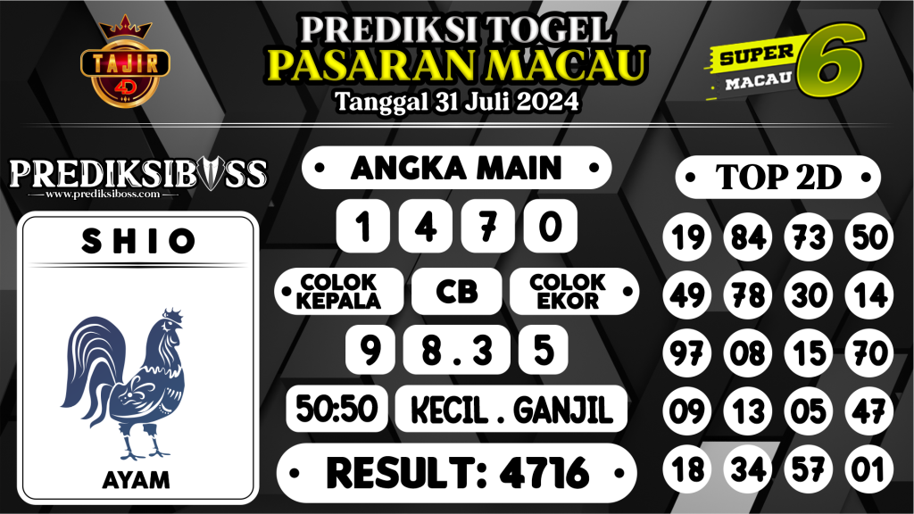 https://prediksibossnama.com/prediksi-boss-togel-macau-rabu-31-juli-2024/