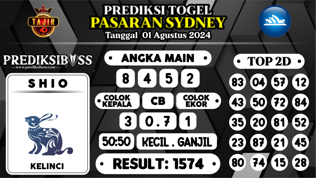 https://prediksibossnama.com/prediksi-boss-togel-sidney-kamis-01-agustus-2024/