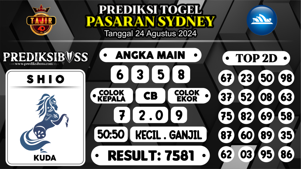 https://prediksibossnama.com/prediksi-boss-togel-sidney-sabtu-24-agustus-2024/