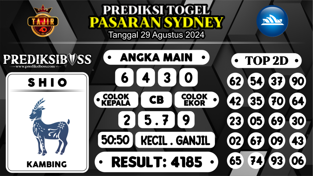 https://prediksibossnama.com/prediksi-boss-togel-sidney-kamis-29-agustus-2024/