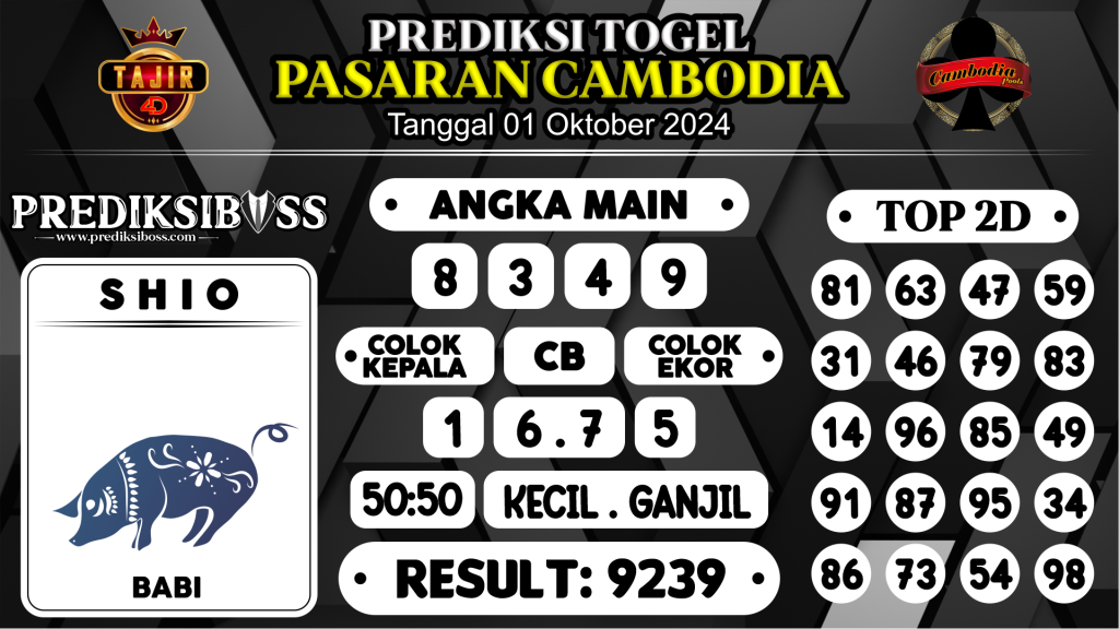 https://prediksibossnama.com/prediksi-boss-togel-cambodia-selasa-01-oktober-2024/